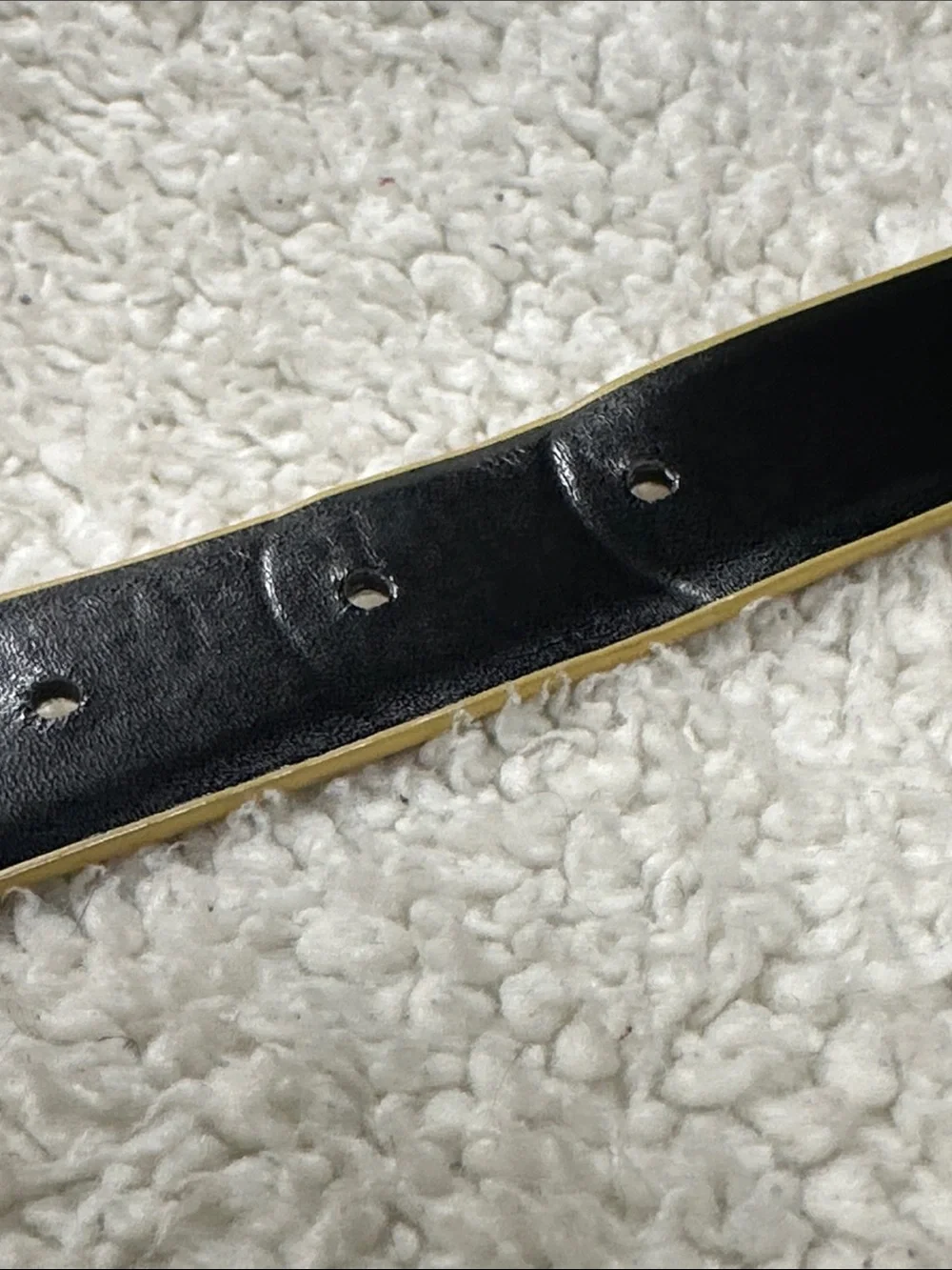 Nine West reversible gold and black belt, synthetic leather, Very Good  Size XL